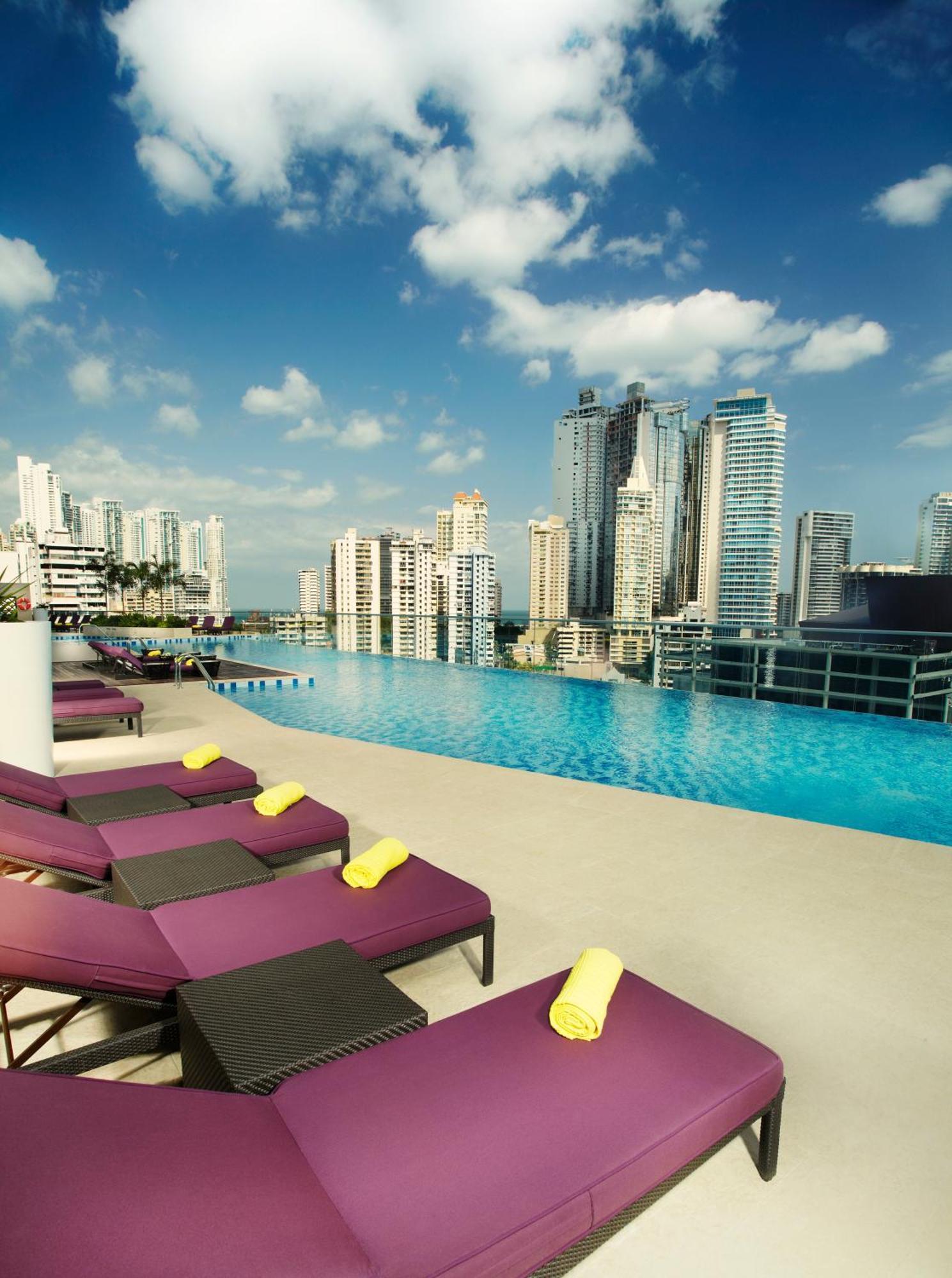 فندق هارد روك بنما ميغابوليس مدينة باناما المظهر الخارجي الصورة View from the rooftop pool